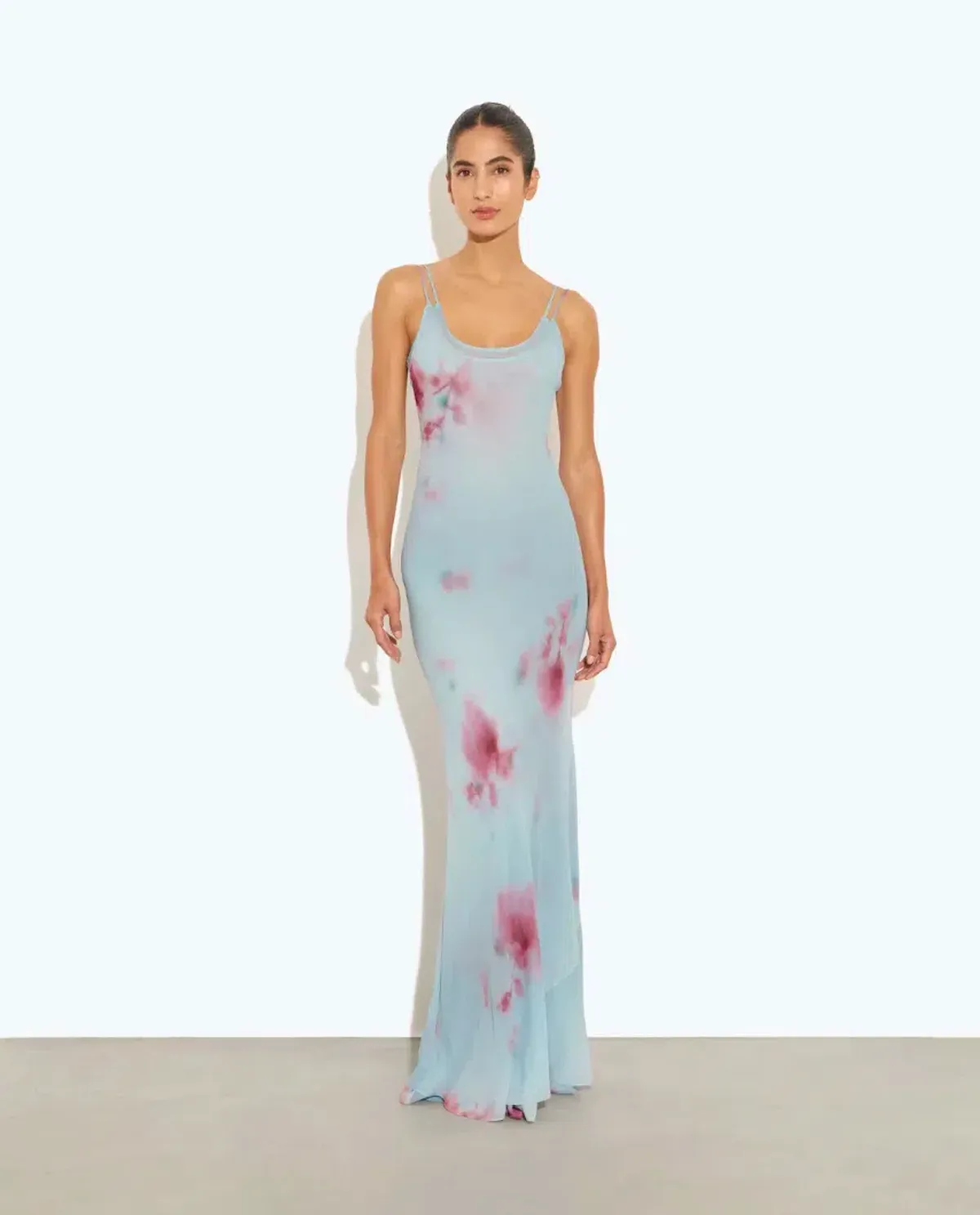 Rat & Boa Sascha Maxi Dress Blue Floral Size 8 for rent on The Volte - main image