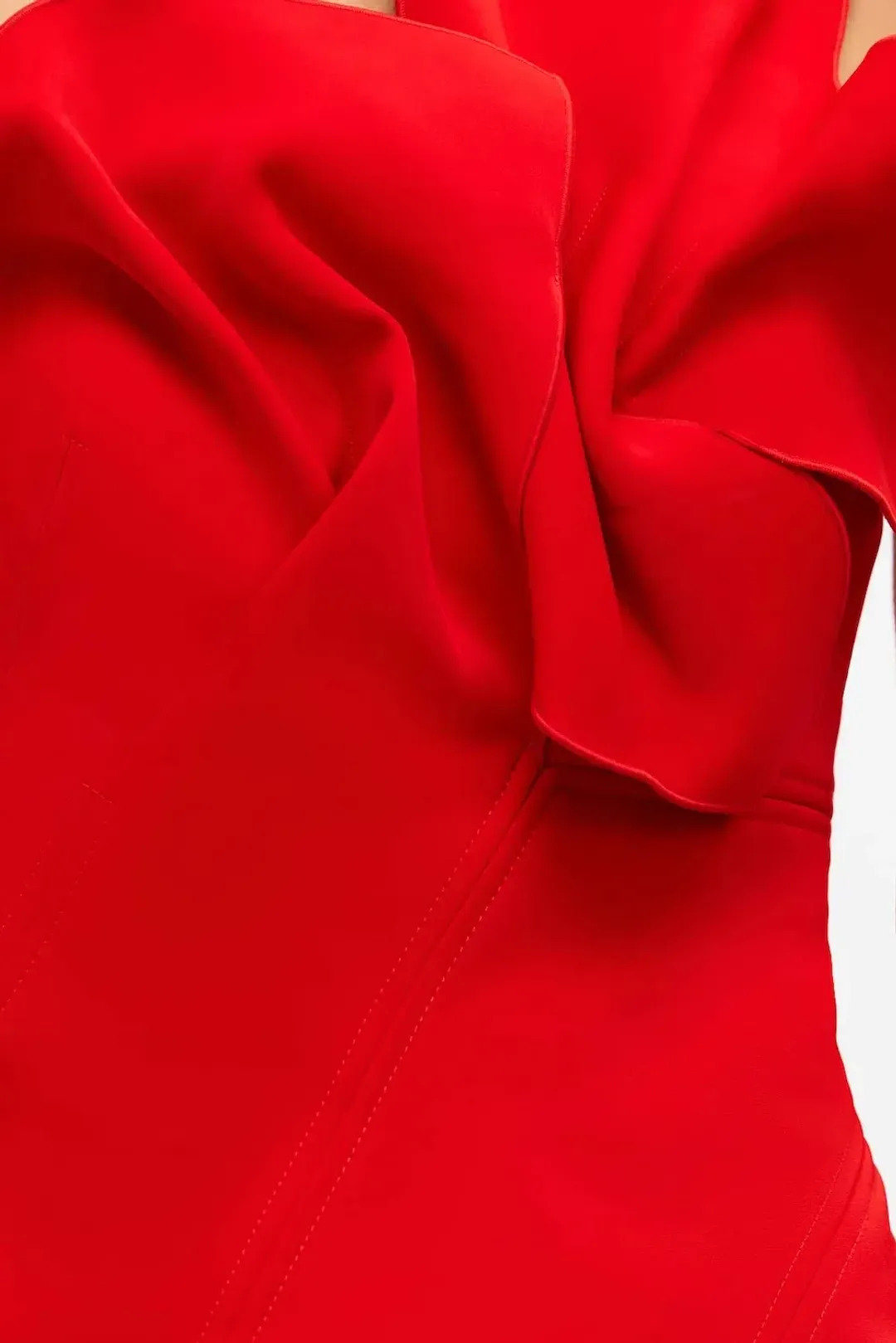 Acler Esher Maxi; cherry red; size 12 for rent on The Volte - main image