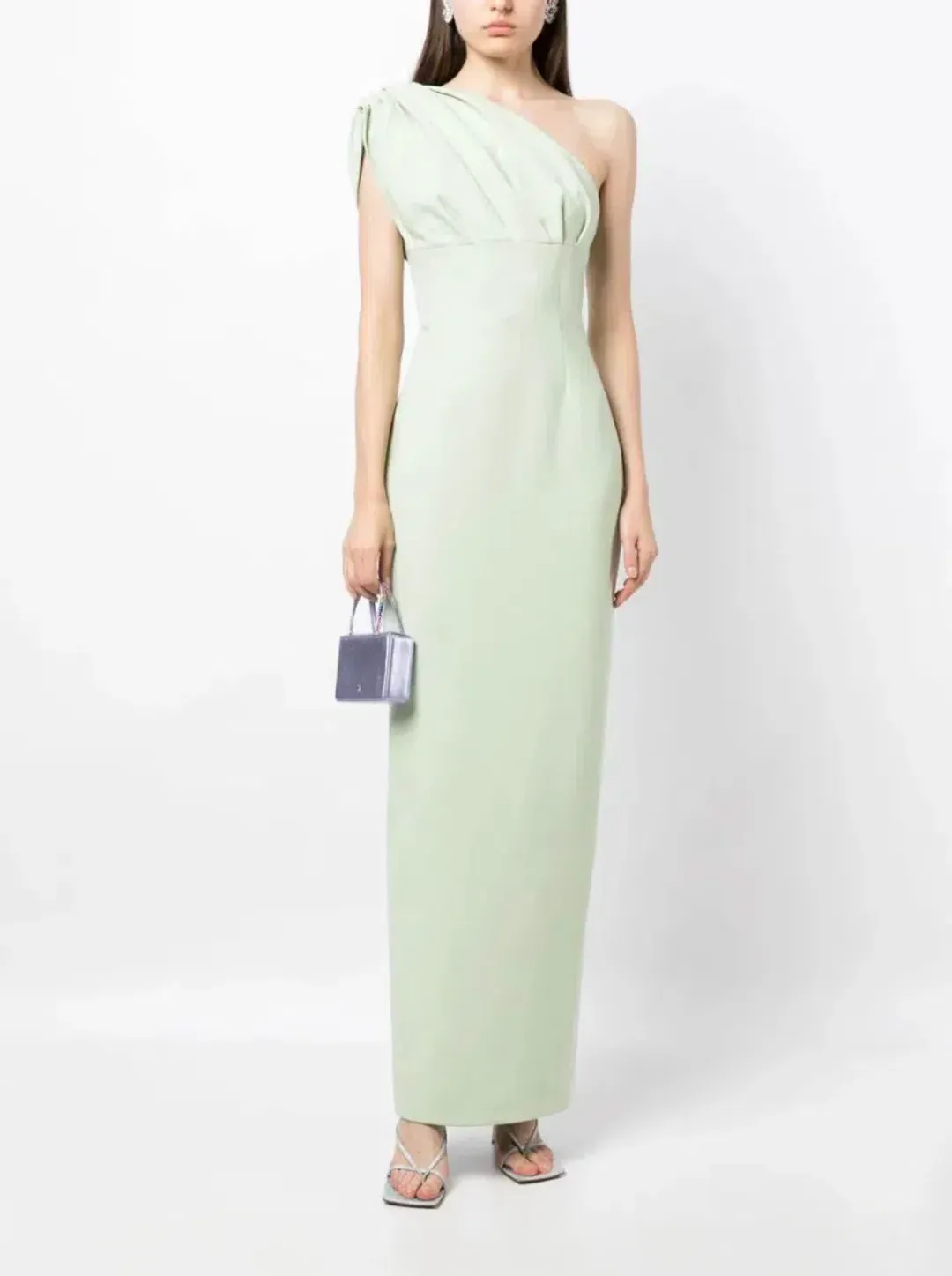 Rachel Gilbert Winnie Gown Seafoam Size 8 for rent on The Volte - main image
