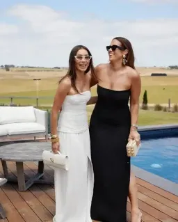 MANNING CARTELL DOUBLE TIME PLEAT STRAPLESS DRESS in WHITE AU 14 | Engagement party, Bridesmaid Dress for rent on The Volte - image 8