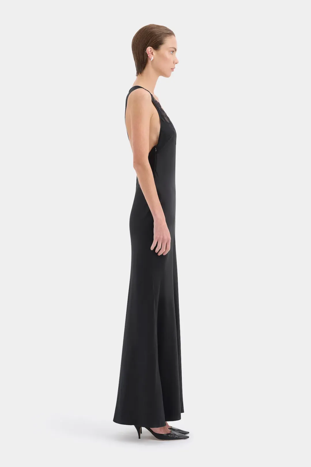 Sir the Label Montparnasse Maxi Gown in Black Size 0 / AU 6 for rent on The Volte - main image