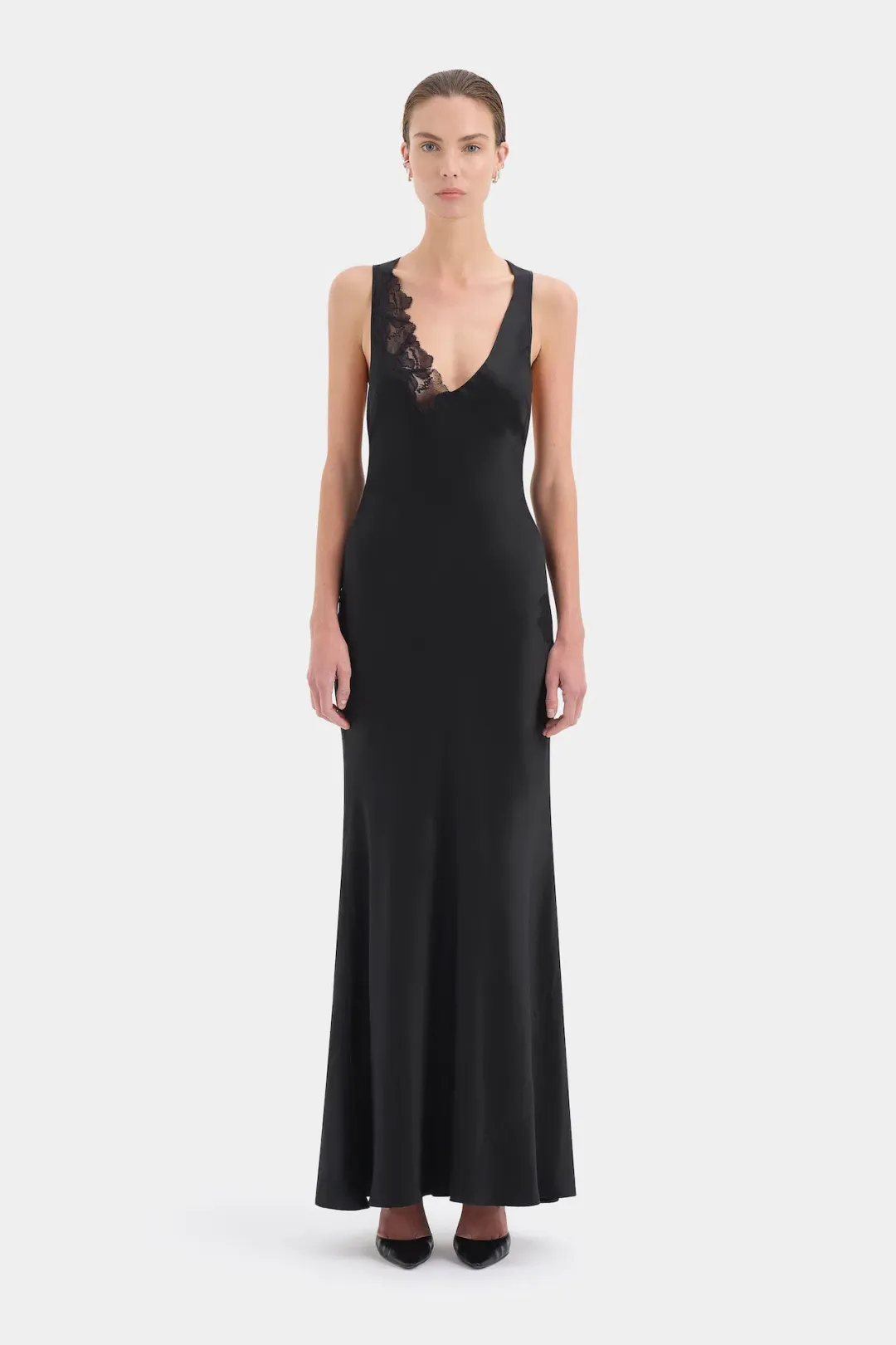 Sir the Label Montparnasse Maxi Gown in Black Size 0 / AU 6 for rent on The Volte - main image
