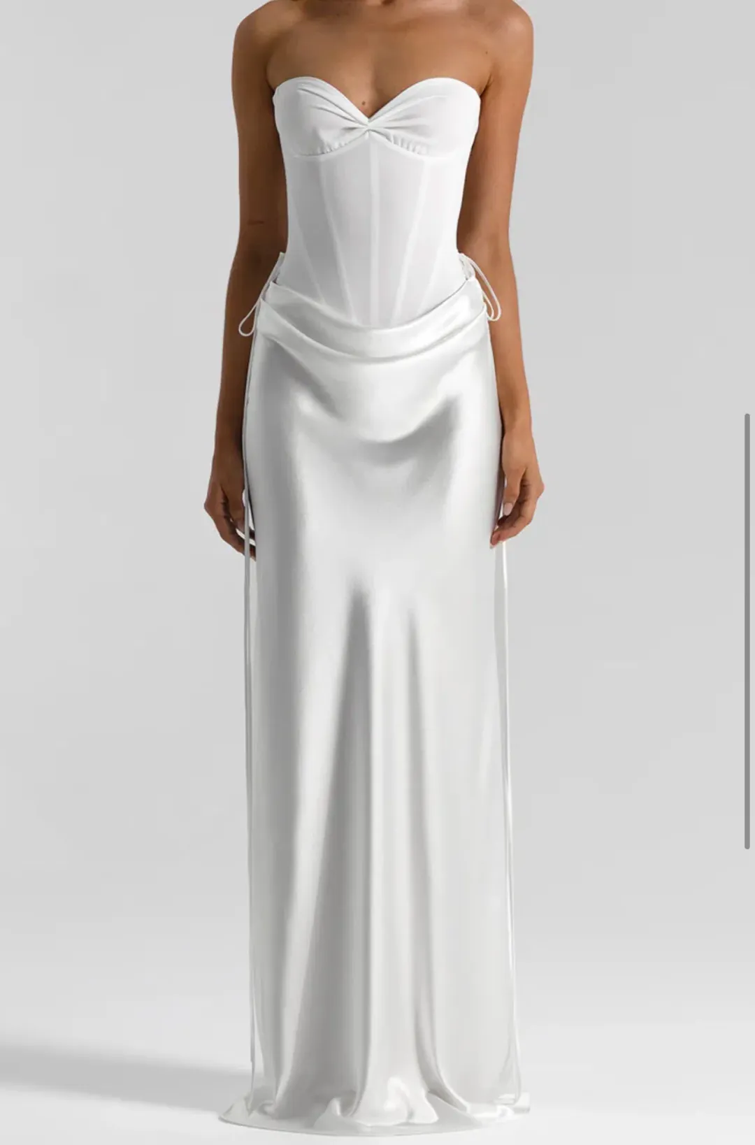 natalie rolt, Verity corset & Evelyn skirt, white, size 6 for rent on The Volte - main image
