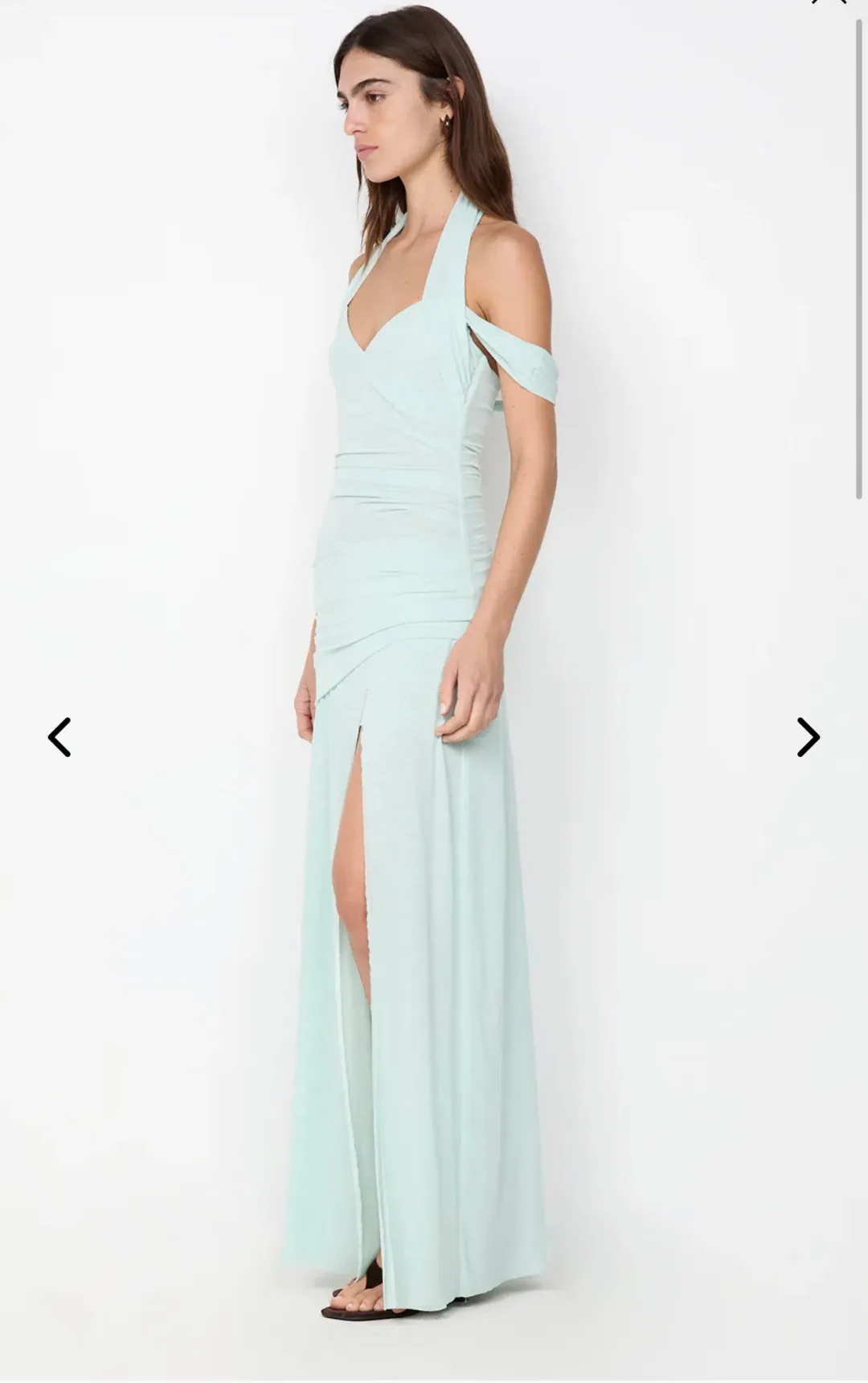 Bec & Bridge Winnie Halter Maxi Dress Spearmint Size AU 6 for rent on The Volte - main image
