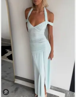 Bec & Bridge Winnie Halter Maxi Dress Spearmint Size AU 6 for rent on The Volte - image 1