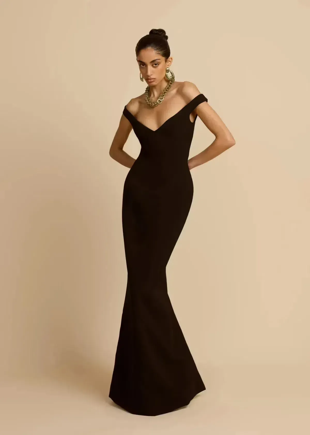 Arcina Ori Ellery Dress in Black Size L/ AU 12 for rent on The Volte - main image