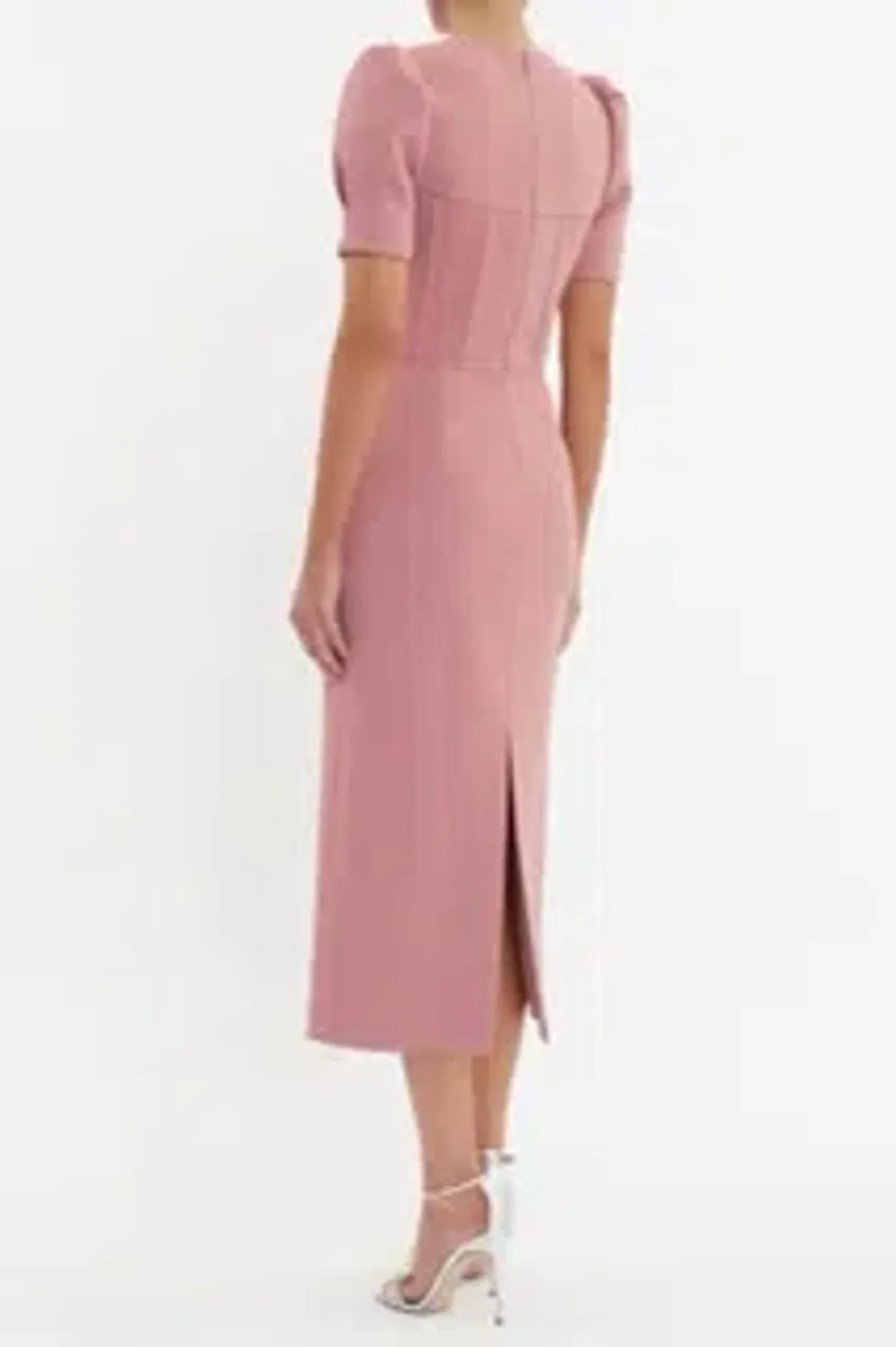 Rebecca Vallance Elora Short Sleeve Midi Dress for rent on The Volte - main image