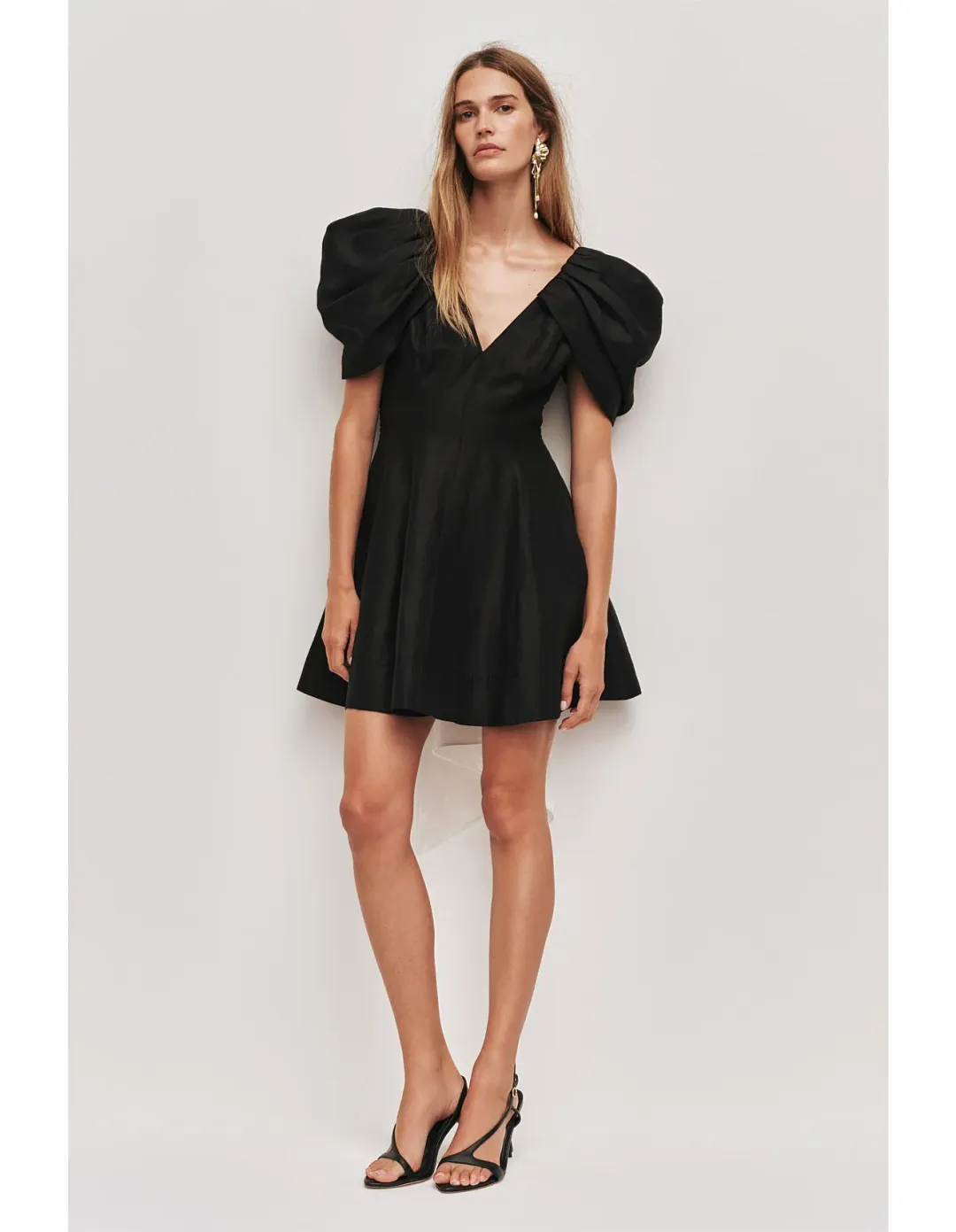 Aje Studio Bisou Mini Dress Black Size 14 for rent on The Volte - main image