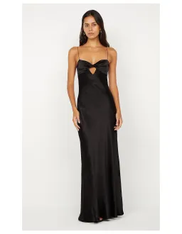 Bec Bridge Cinder Twist Maxi Dress Black Size 8 for rent on The Volte - image 1