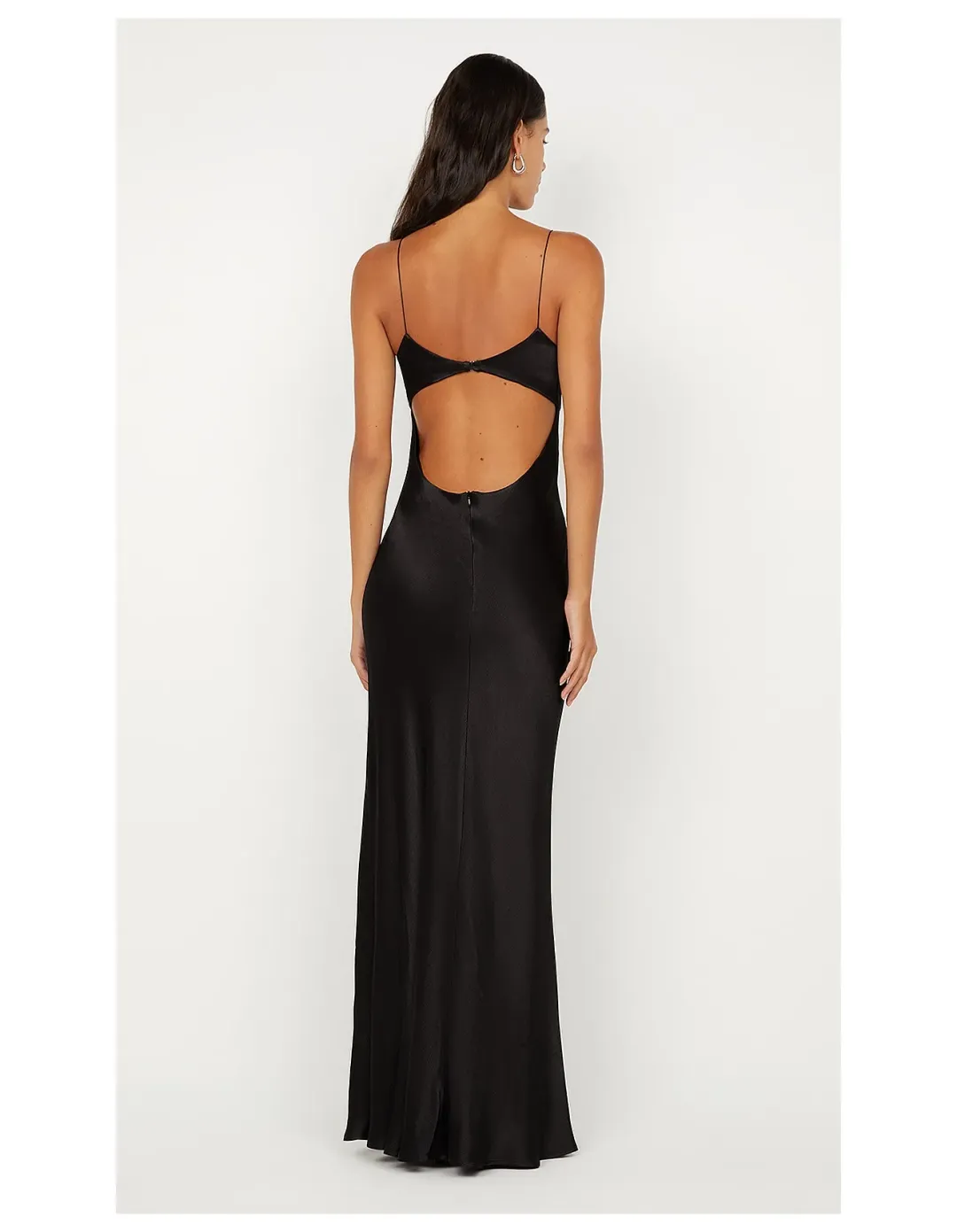 Bec Bridge Cinder Twist Maxi Dress Black Size 8 for rent on The Volte - main image