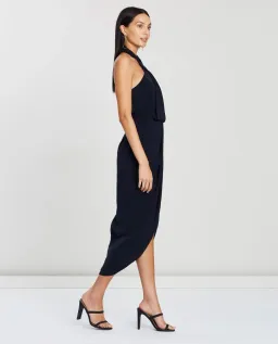 Shona Joy Knot Dress NAVY 12 for rent on The Volte - image 2