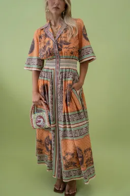 Alemais Alberta Smocked Shirtdress 6 for rent on The Volte - image 3