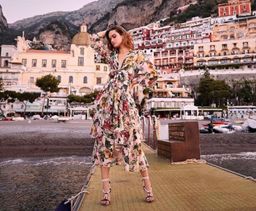 Sheike floral tier dress for rent on The Volte - image 3