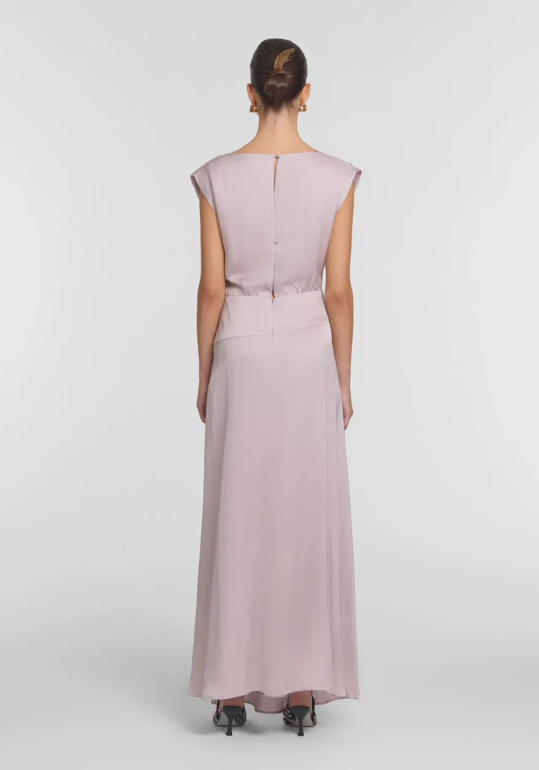 Viktoria and Woods Metropolitan Dress in Plaster colour size 2 for rent on The Volte - main image