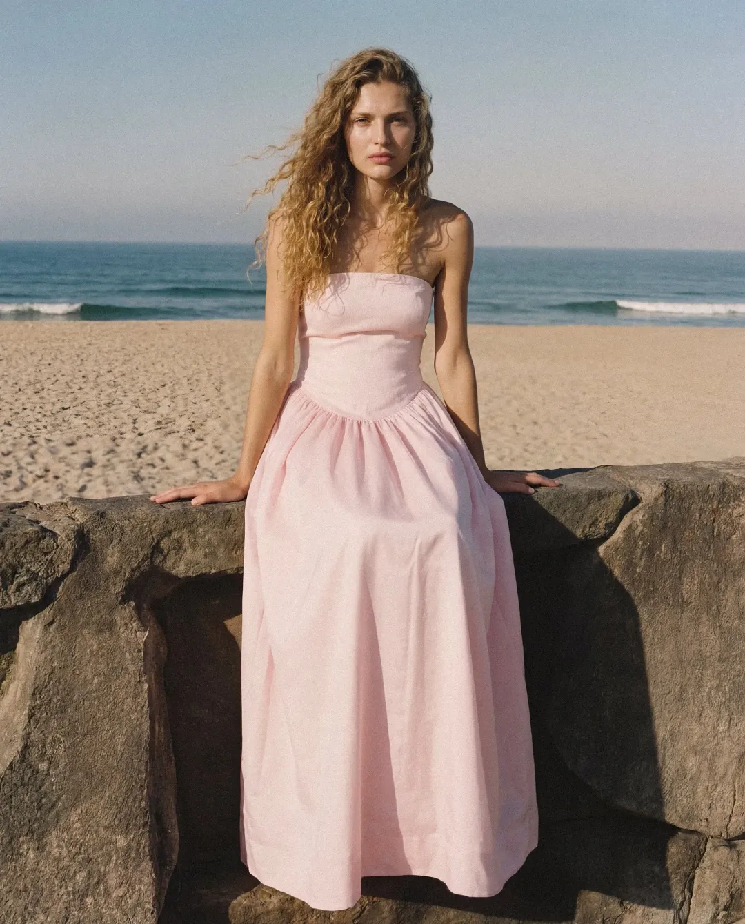 Hansen And Gretel Audrey Gown Soft Pink Size 10 for rent on The Volte - main image