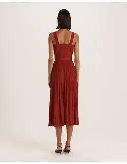 Saba Mariya Sparkling Knit Dress Red Size 6 for rent on The Volte - image 5