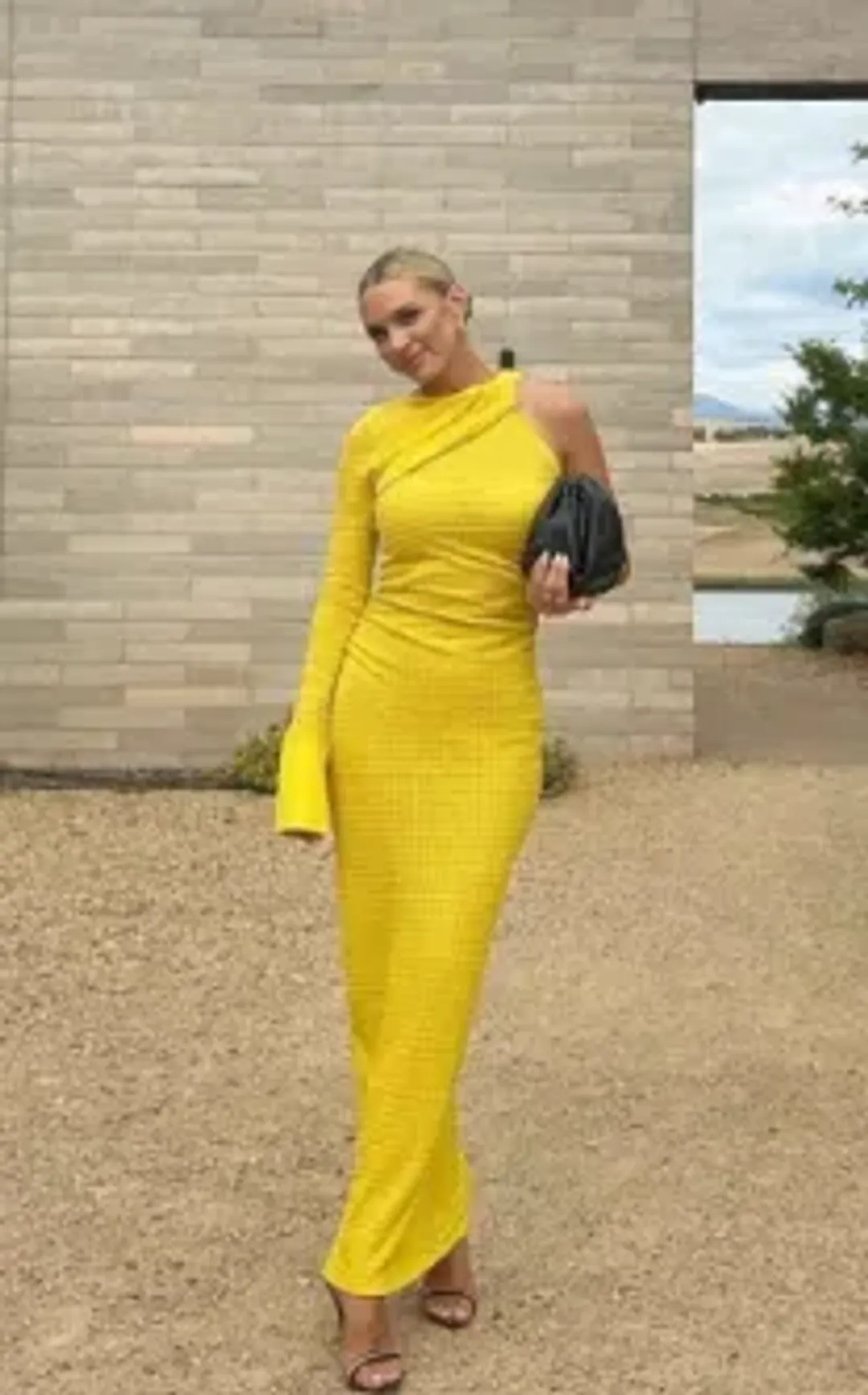 Camilla & Marc Cypress Midi Yellow Size 6  for rent on The Volte - main image