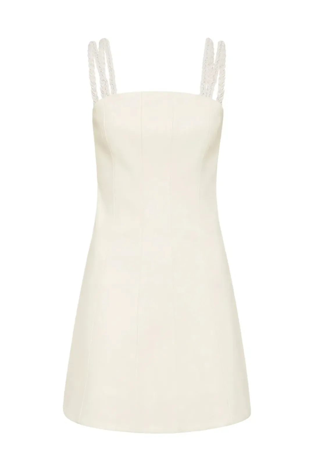 Aje Osa Braided mini dress Ivory size 8 - Engagement/Hens/Bridal Event for rent on The Volte - main image