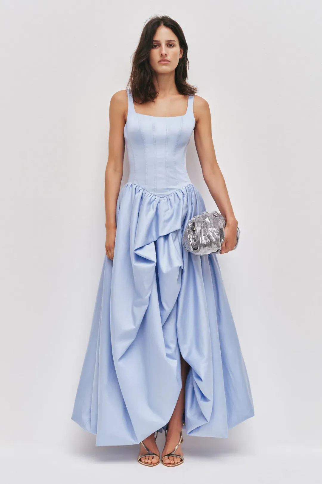 Aje Alani Maxi Gown (Pale Blue) Size 8 for rent on The Volte - main image
