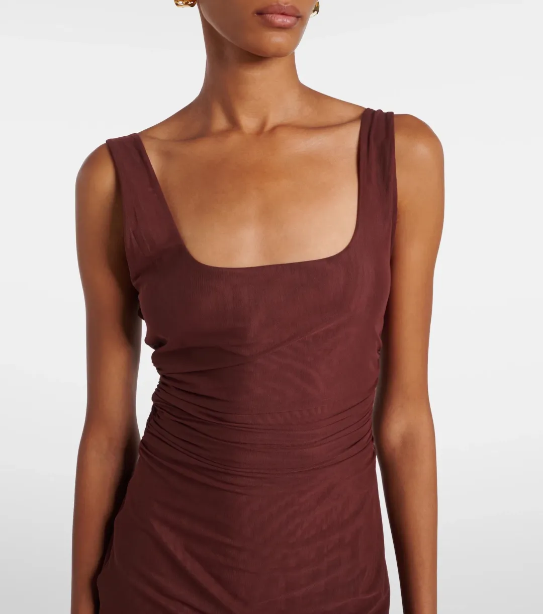 SIR the label Gathered Jersey maxi Dress size 0 for rent on The Volte - main image