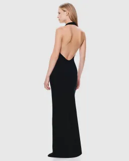 🖤 MISHA Rivera Dry Jersey Maxi Dress – Black – Size AU 4 🖤 for rent on The Volte - image 8
