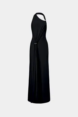 🖤 MISHA Rivera Dry Jersey Maxi Dress – Black – Size AU 4 🖤 for rent on The Volte - image 6