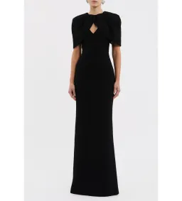 Rebecca Vallance Cameron Full Length Gown in Black Size AU 10 for rent on The Volte - image 1