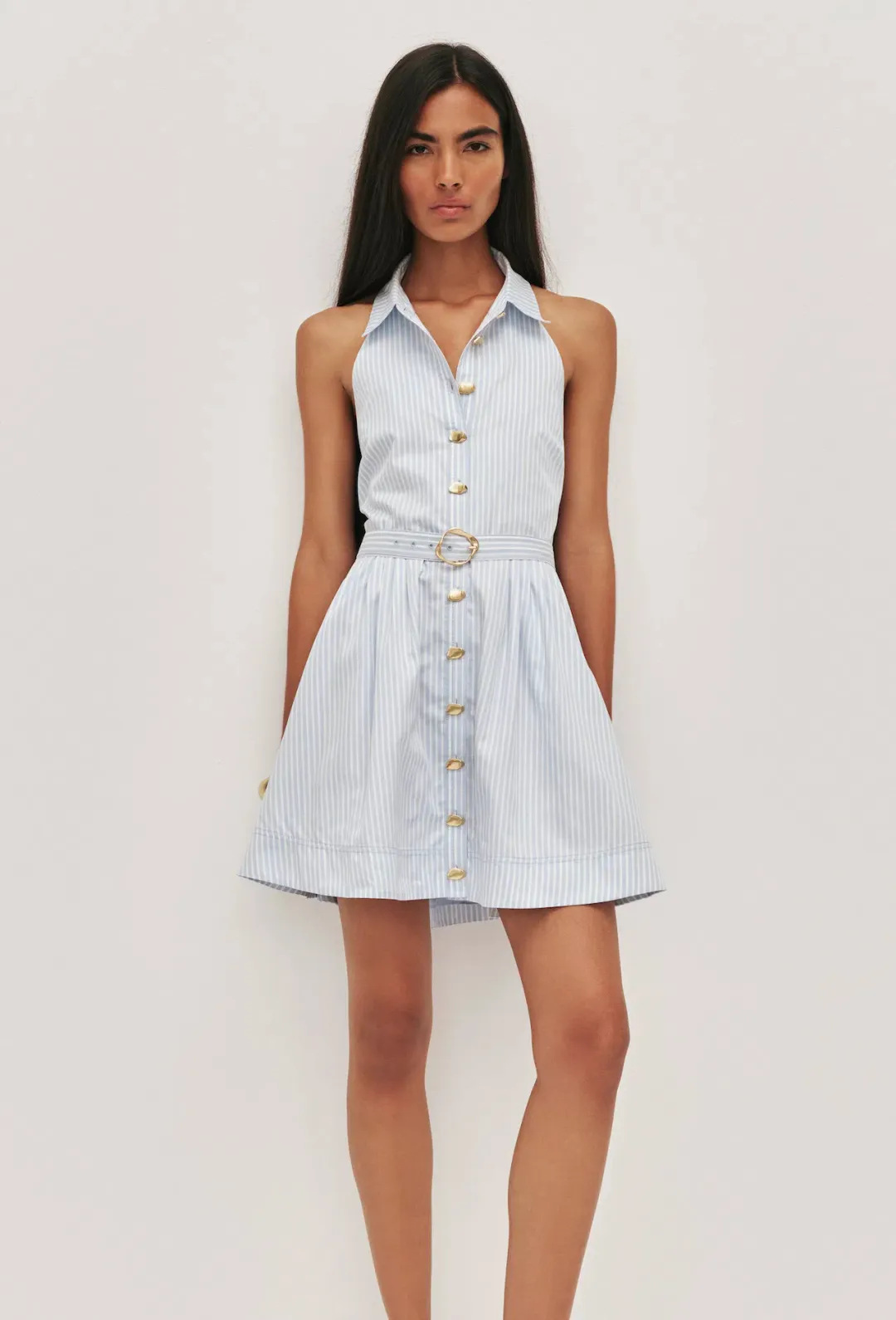 AJE HAZE HALTER MINI DRESS Size 12 for rent on The Volte - main image
