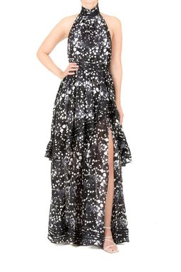 Aje Sienna Gala Dress Print Size 8  for rent on The Volte - image 1
