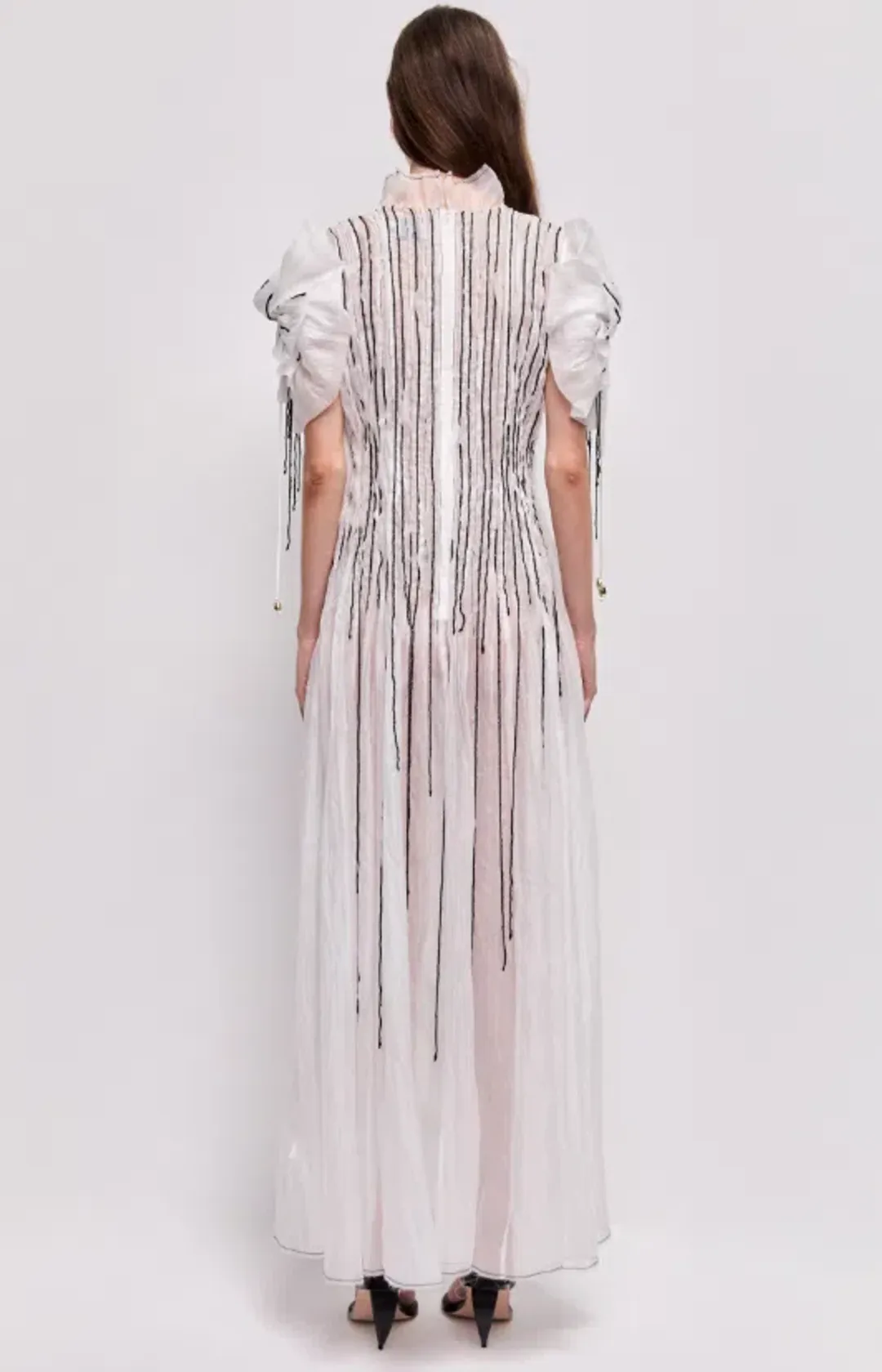 AJE Clara Midi Dress Size 8 for rent on The Volte - main image