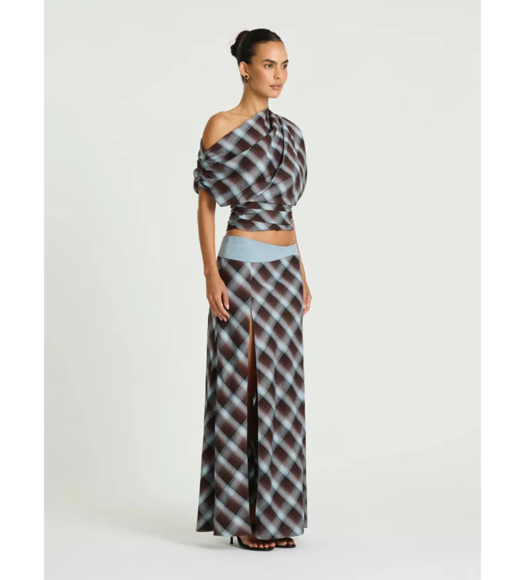Benni Desi Top and Maxi Skirt Set in Print Size AU8 for rent on The Volte - main image