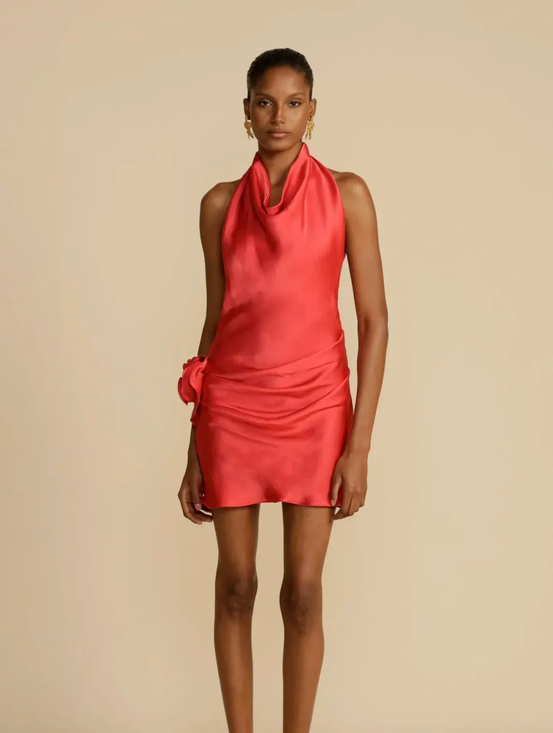 ARCINA ORI ROSA DRESS PUNCH RED size M /10 for rent on The Volte - main image