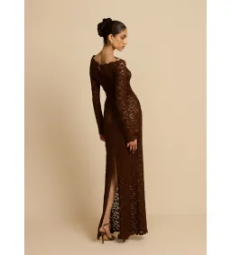 Arcina Ori Monet Dress in Chocolate Size AU10 for rent on The Volte - image 3