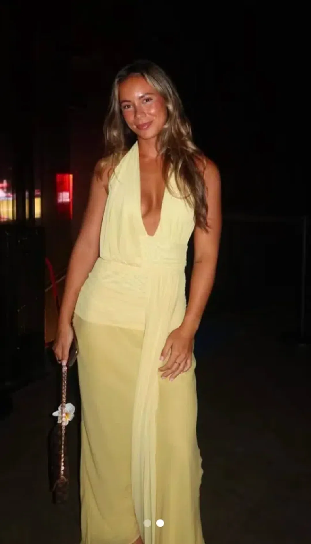 Bec and Bridge Cassis Drape Maxi Dress for rent on The Volte - main image