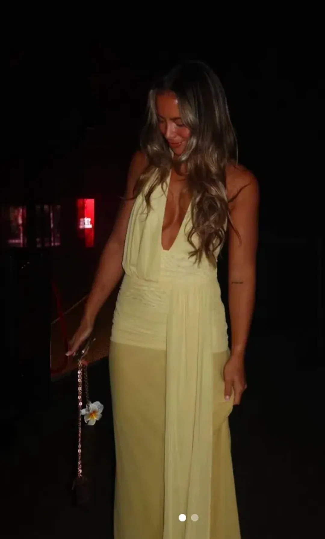 Bec and Bridge Cassis Drape Maxi Dress for rent on The Volte - main image