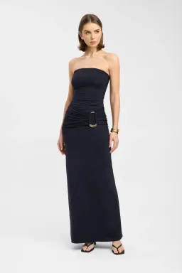 Kookai Torin Trim Maxi Dress in Black Size 8 for rent on The Volte - image 3