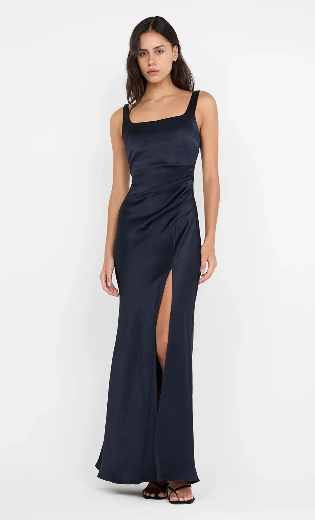 Bec and Bridge The Dreamer Square Neck Maxi Dress in Ink Size 18 for rent on The Volte - main image