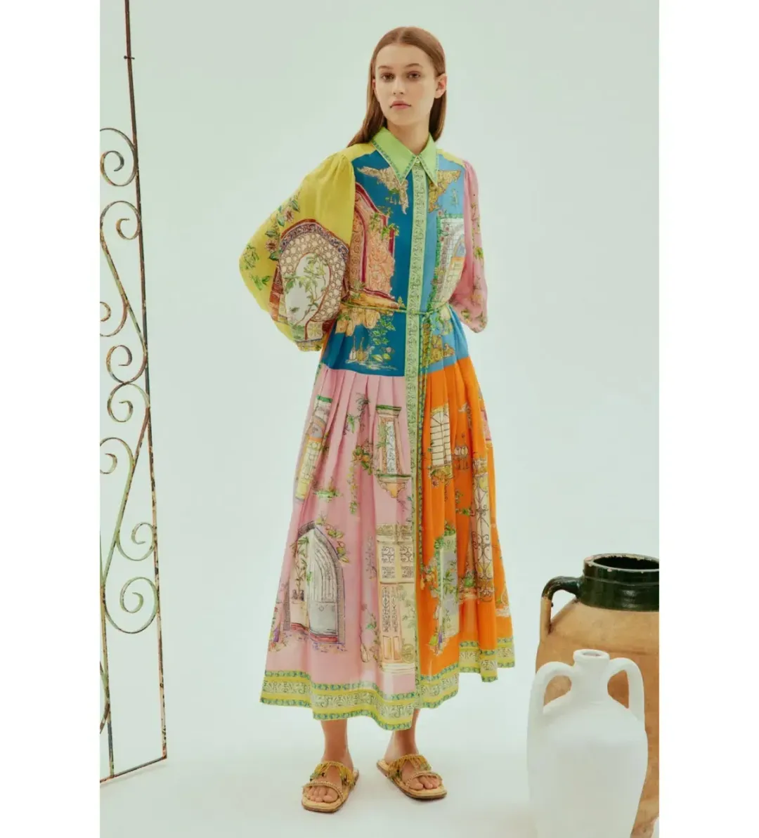 Alemais Monte Shirt Dress Size 6 for rent on The Volte - main image