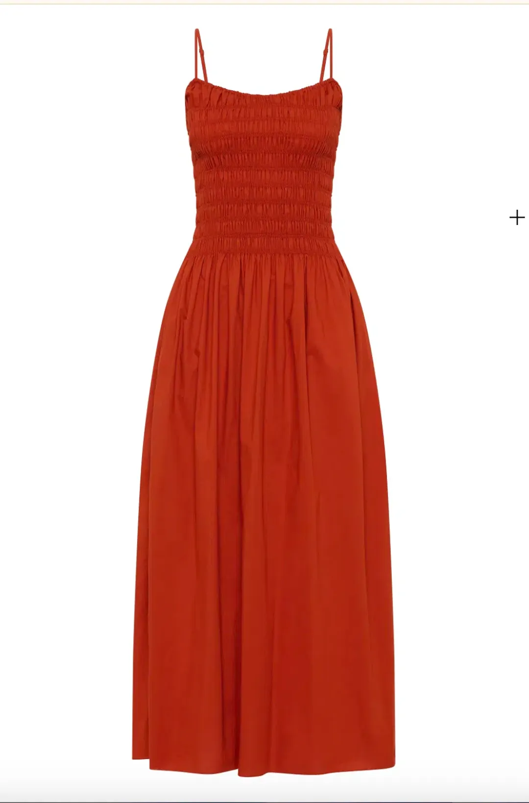 Faithfull - Araceli Maxi Dress - Dusty Red Sz 8 for rent on The Volte - main image