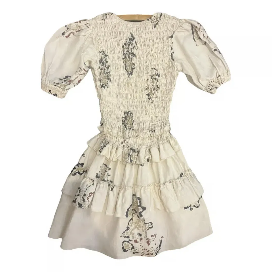 Sir The Label Aster Tee Mini Dress Bone Size 2 | AU 10 for rent on The Volte - main image