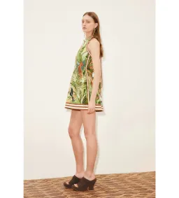 Alemais Toucan Tango Halter Mini Dress in Print Size AU10 for rent on The Volte - image 2