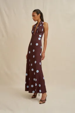Paloma Polka Ankle Dress by By Johnny Size 8 for rent on The Volte - image 1