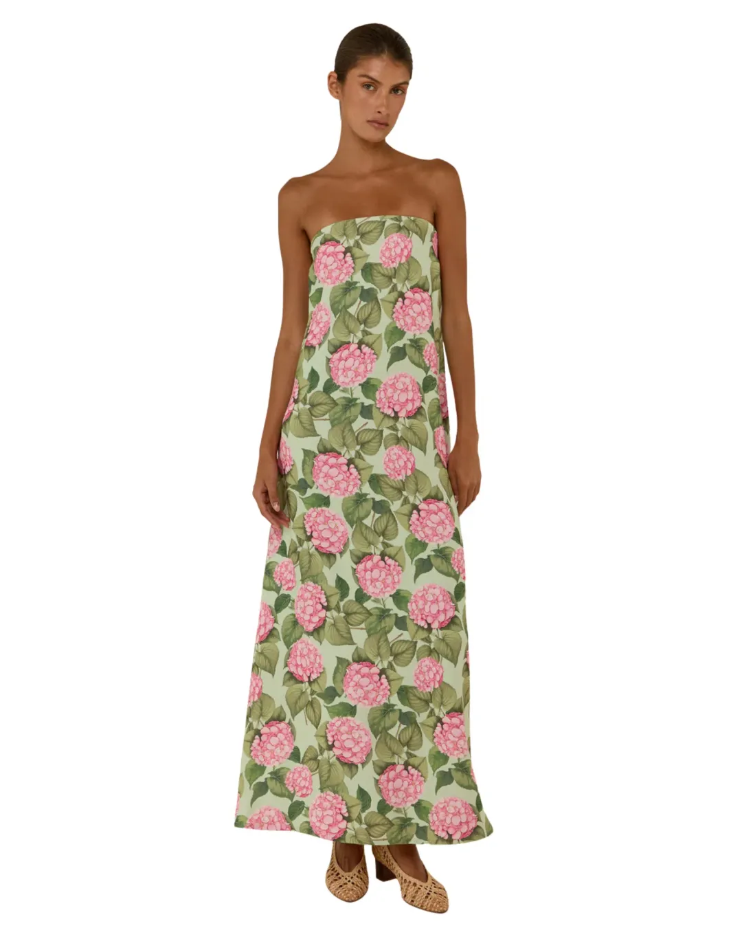 Palm Noosa Alessia Dress Pink Jardin Size 14 for rent on The Volte - main image