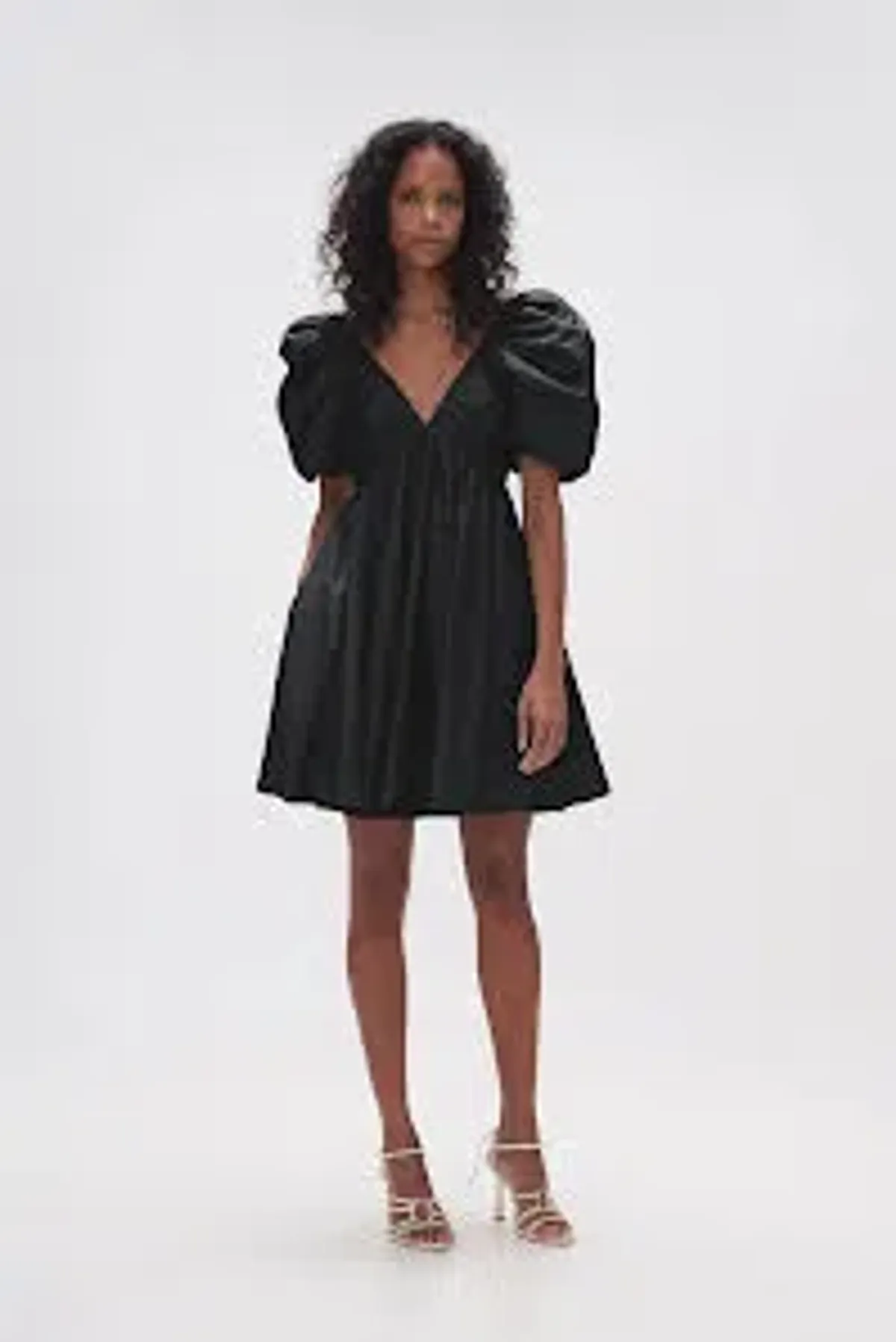 🖤 AJE Gabriella Plunge Mini Dress – Black – Size AU 6 🖤 for rent on The Volte - main image