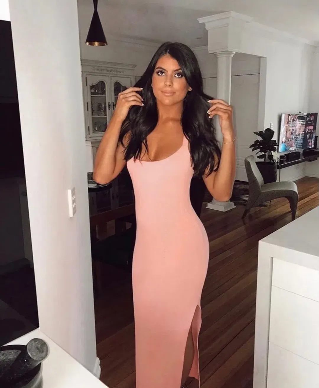 Manning Cartel Midi Dress XXS for rent on The Volte - main image