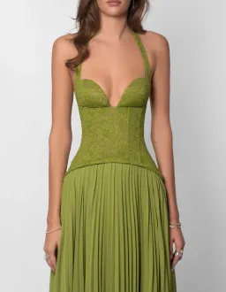 Fenity Gaia Dress Size S / 8 Green for rent on The Volte - image 3