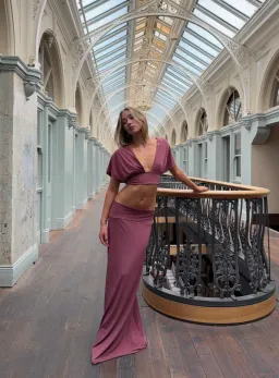 LaMarie, NOLAN SET, MAUVE, maxi, Size XS/S  for rent on The Volte - image 1