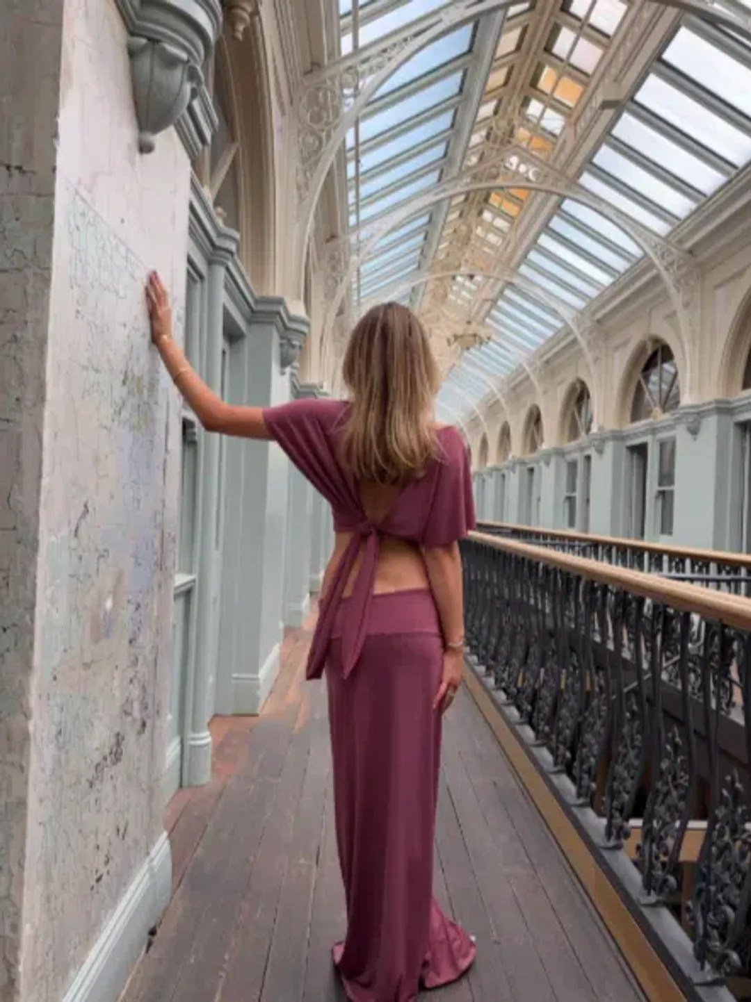 LaMarie, NOLAN SET, MAUVE, maxi, Size XS/S  for rent on The Volte - main image