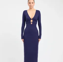 Kookai Sereya Maxi Dress Size 6 (XS) in Indigo for rent on The Volte - image 1