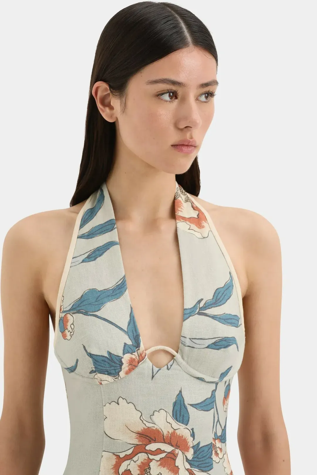 SIR THE LABEL ROISIN HALTER MAXI SIZE AU 6 for rent on The Volte - main image